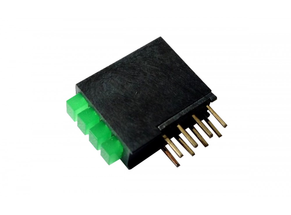 LED قابدار 4تایی سبز رایت تخت