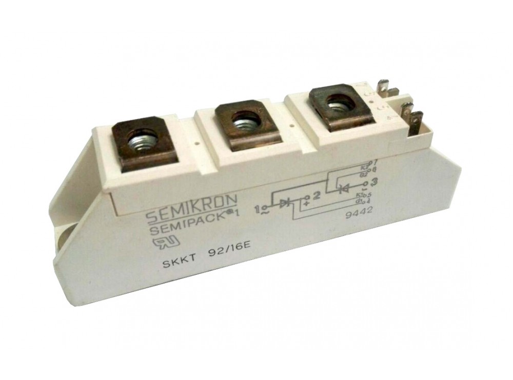 ماژول تریستور قدرت SEMIKRON/SEMIPACK-SKKT 92/16E-95A-1600V