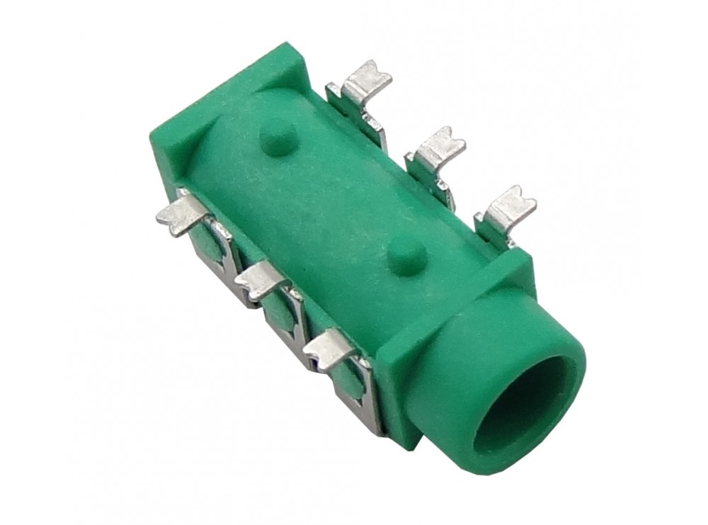 جک هدفون 3.5mm استریو سبز مدل PJ-313D
