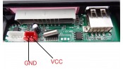 پخش کننده 12V - پنلی MP3 پشتیبانی از MicroSD و USB با ریموت کنترل