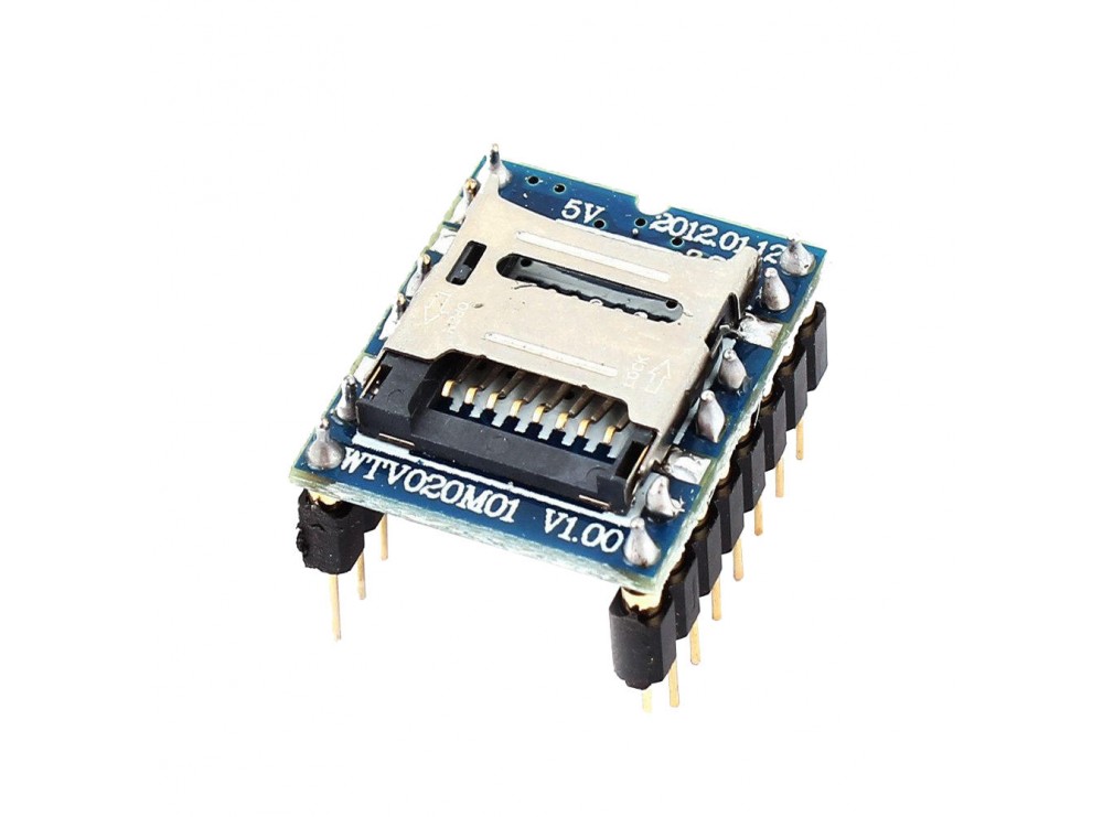 ماژول WTV020-SD جهت بخش فایل های صوتی AD4 - mp3 - wave