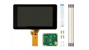 نمایشگر و تاچ اسکرین خازنی 7 اینچ رزبری پای Raspberry Pi - محصول Element 14