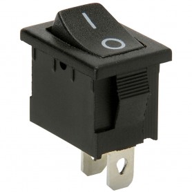 کلید راکر دو حالته مشکی 2Pin مدل KCD1-101-2P