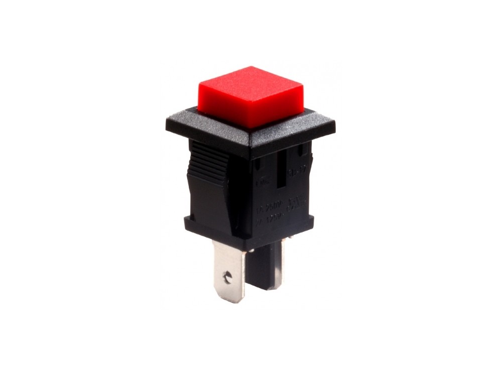 شستی فشاری مربعی قرمز مدل SB-17