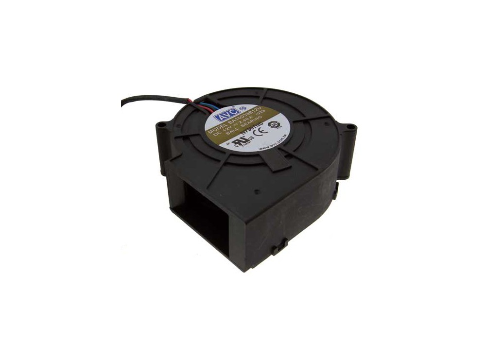فن بلبرینگ حلزونی سه سیمه 12V سایز 8x8 مدل AVC BA10033B12U