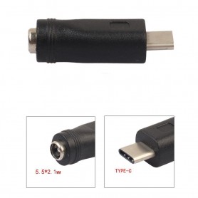 تبدیل جک آداپتور 5.5mm به USB Type-c
