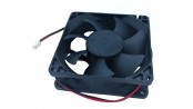 فن 12V-0.23A سایز 8X8 ضخامت 2.5 سانت جریان بالا مارک RUNDA مدل RDH8025L