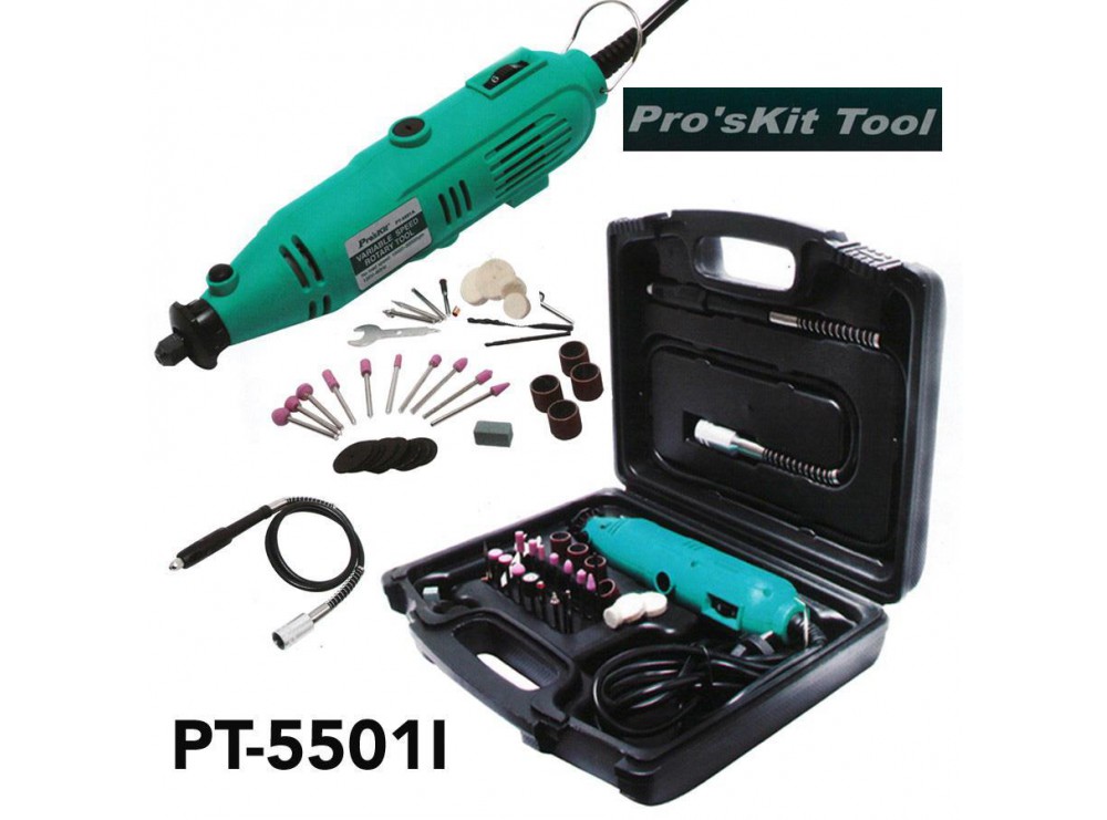 ست مینی دریل انگشتی پیشرفته پروسکیت Proskit مدل PT-5501