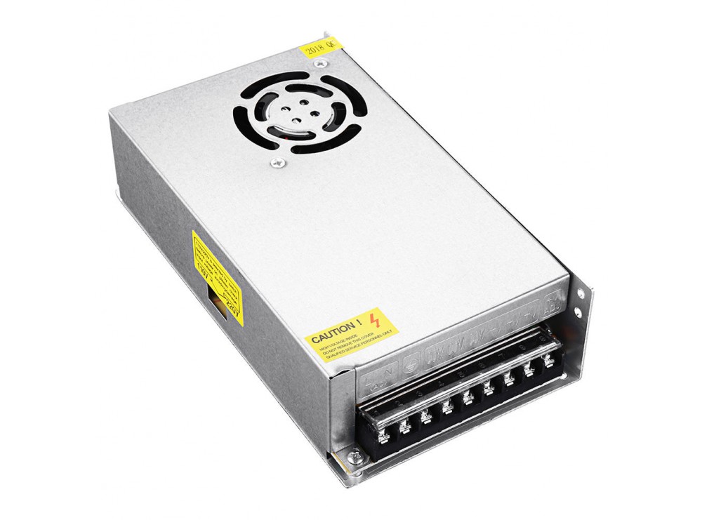 تغذیه سوئیچینگ فلزی 5 ولت 40 آمپر 5v-40A فن دار