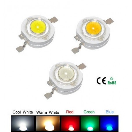 پاور LED 3W سفید مهتابی 240 - 220 لومن