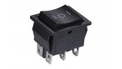 کلید راکر سه حالته بزرگ مشکی 6Pin مدل KCD4-203