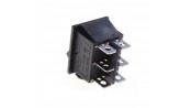کلید راکر سه حالته بزرگ مشکی 6Pin مدل KCD4-203