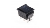 کلید راکر سه حالته بزرگ مشکی 6Pin مدل KCD4-203