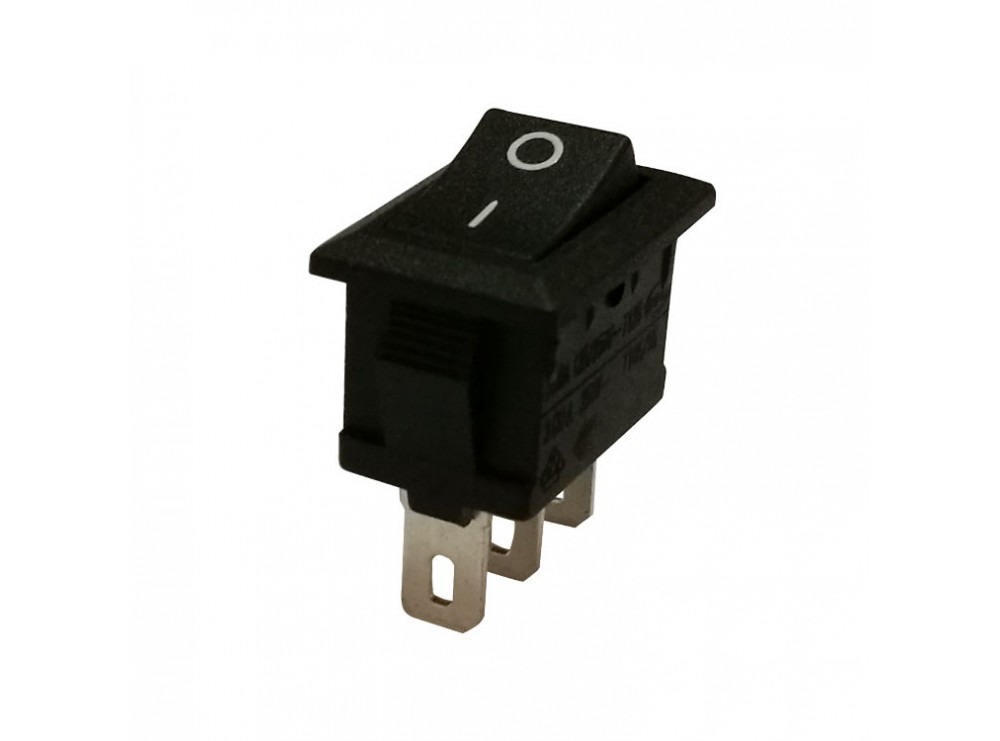 کلید راکر دو حالته مشکی 3Pin مدل KCD1-101-3P