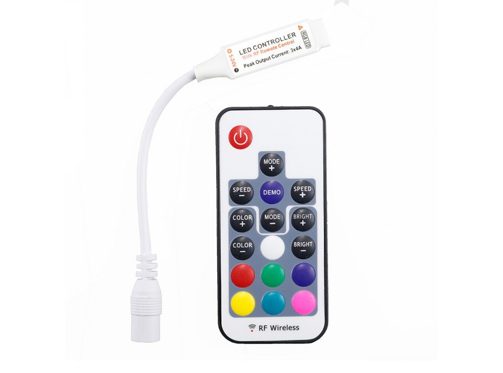 مینی درایور و کنترلر RGB - کنترل از راه دور RF-12A
