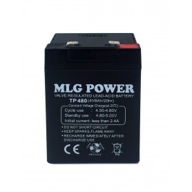 باتری خشک 4 ولت 8 آمپر ساعت مارک MLG Power