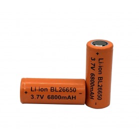 باتری لیتیوم یون 3.7v سایز 26650 6800mAh