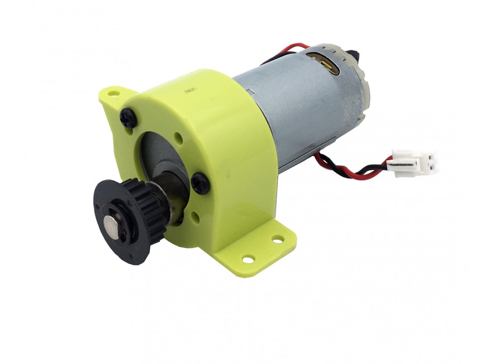 موتور گیربکس 12 ولت 1000RPM مدل DS-37RS395 به همراه پولی و هولدر