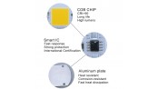 LED COB آبی 50W 220V با درایور داخلی