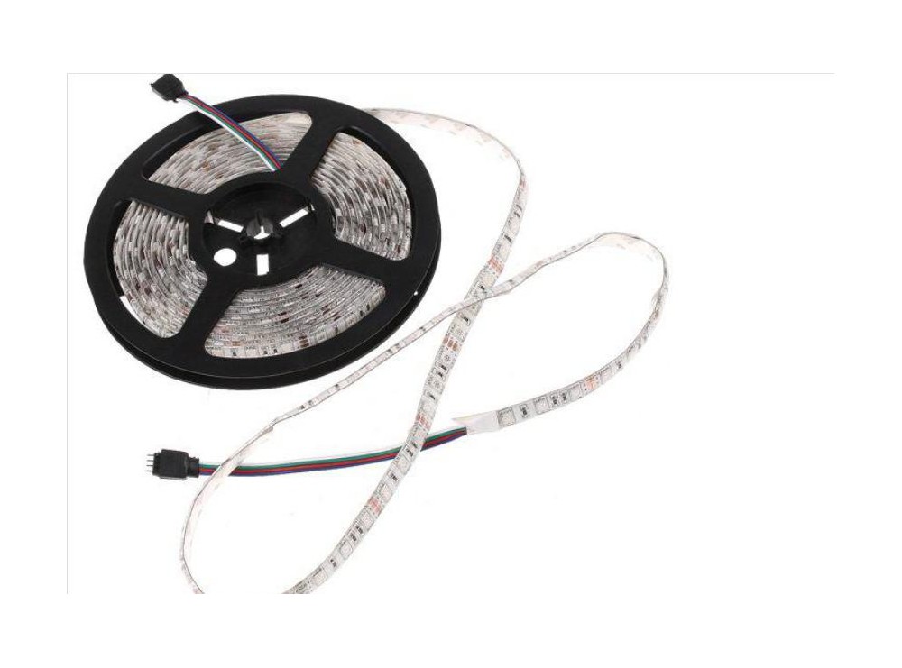 LED نواری RGB درشت 5050 60Pcs ضد آب رول 5متری