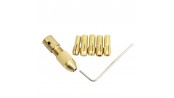 ست سه نظام پنج سر با قطر شافت 2mm و سایز مته 0.5 تا 3mm