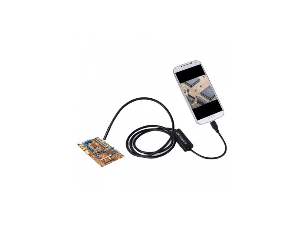 دوربین آندوسکوپی 1.3 مگاپیکسل لنز 8mm کابل 3.5 متر ارتباط USB