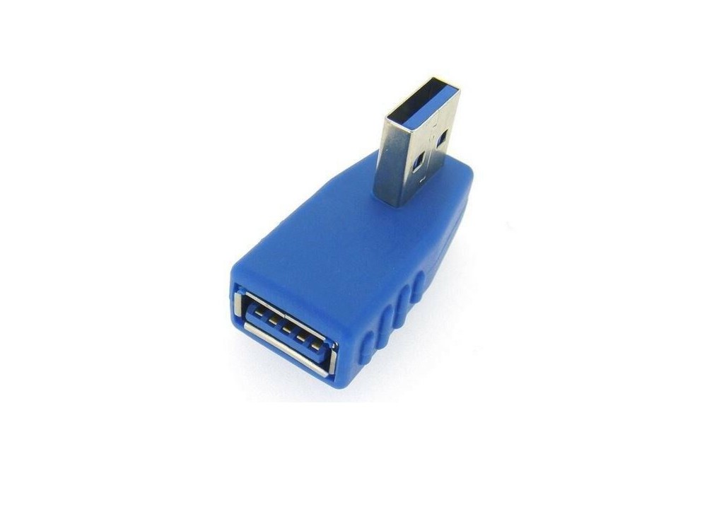 تبدیل USB3.0 مادگی به USB3.0 نری رایت 90 درجه مدل RIGHT