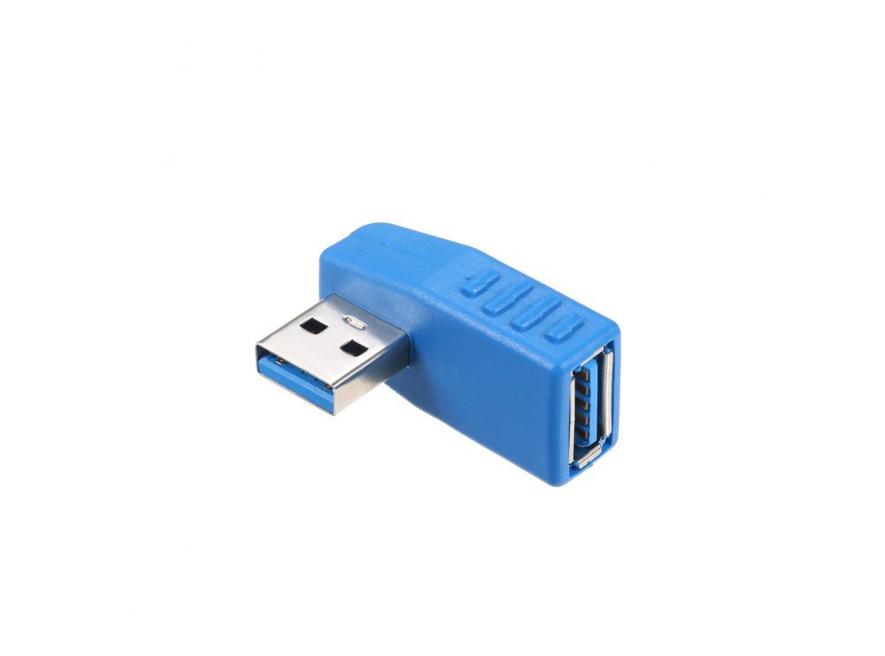 تبدیل USB3.0 مادگی به USB3.0 نری رایت 90 درجه مدل LEFT