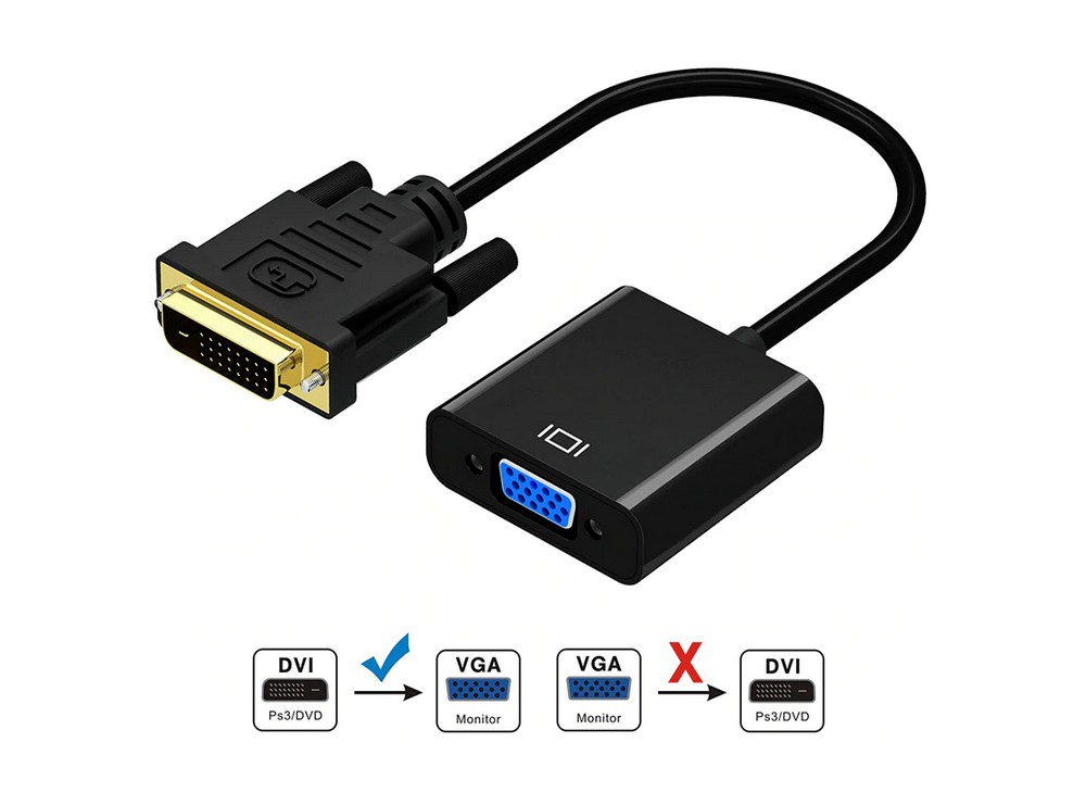 کابل مبدل DVI-D به VGA