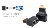 اکستندر افزایش طول HDMI با کابل شبکه CAT-5e/6