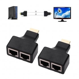 اکستندر افزایش طول HDMI با کابل شبکه CAT-5e/6