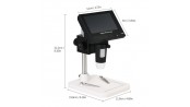 میکروسکوپ دیجیتال 1000X Portable Digital Microscope  دارای نمایشگر 4.3 اینچی مدل DM4