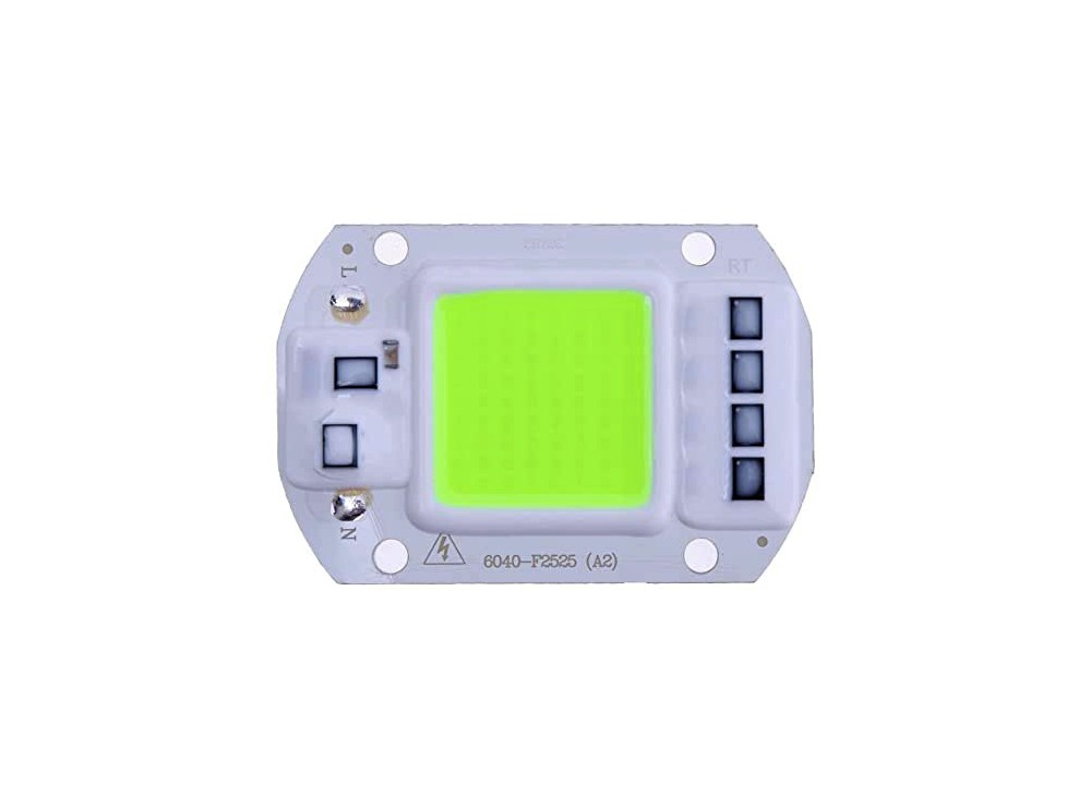LED COB سبز 50W 220V با درایور داخلی