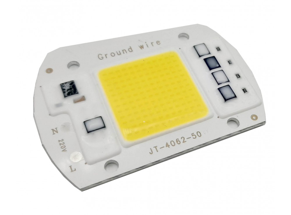 LED COB نور طبیعی 50W 220V با درایور داخلی