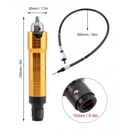 رابط افزایش طول شفت انعطاف پذیر دریل