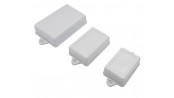 جعبه برد پلاستیکی سفید پیچ خور مدل BMW-B سایز 105x65x25mm