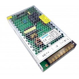 تغذیه سوئیچینگ فلزی 5 ولت 40 آمپر 5V-40A باریک Slim