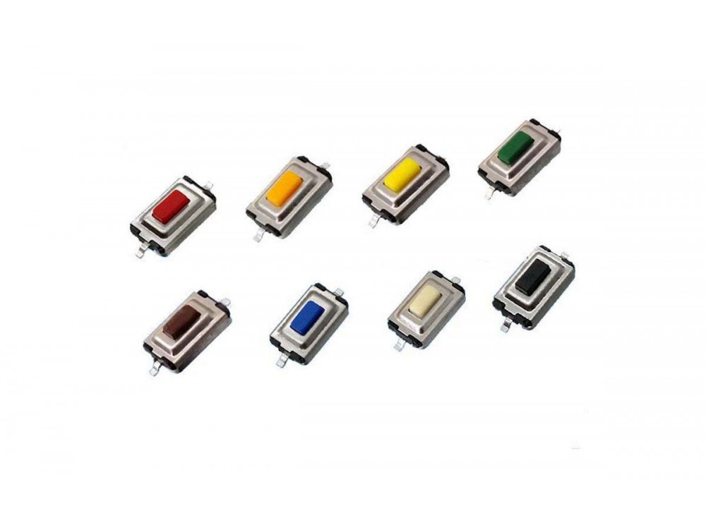 تک سوئیچ 3x6x2.5mm سفید پکیج SMD