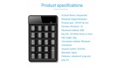 کیپد عددی بلوتوثی ضد آب Bluetooth Numeric Keypad مدل BT4.0
