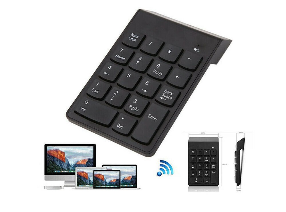 with numeric keypad