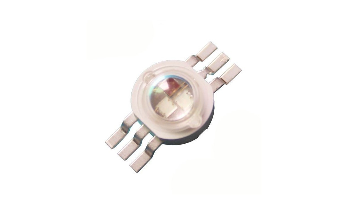 پاور LED 3W RGB مدل 6 پایه مارک EVERLIGHT