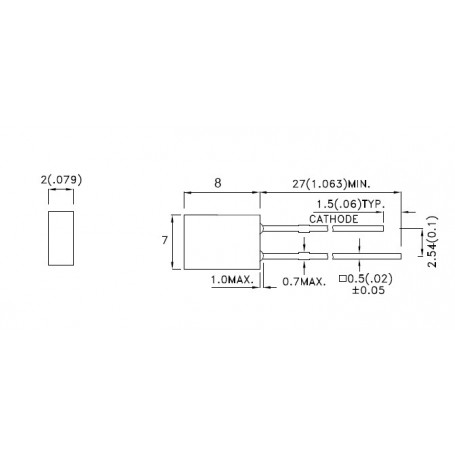 LED تخت مات سبز 2x7