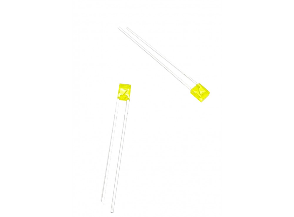 LED تخت مات زرد 2x3