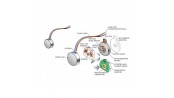 موتور ویبره، موتور لرزشی 3 ولت 10x3mm سیم دار