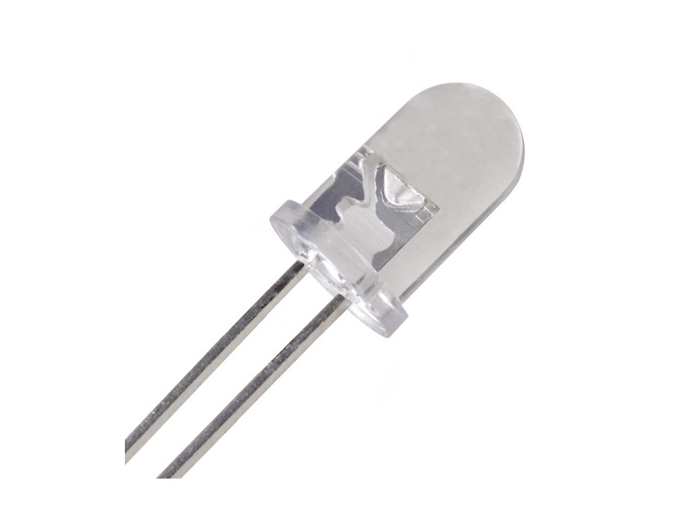 LED سوپر هایبرایت لیزری سفید 5mm