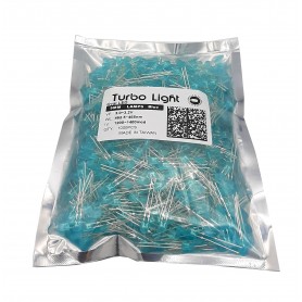 LED اوال 5mm آبی مرغوب تایوانی مارک Turbo Light 