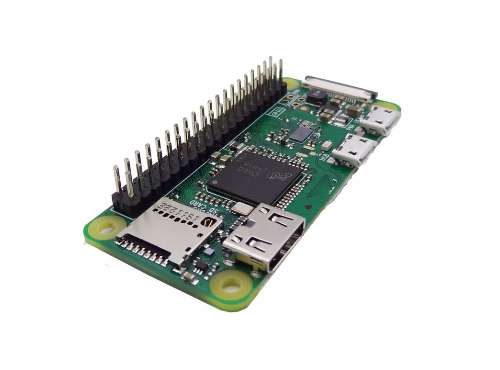 برد رزبری پای زیرو Raspberry Pi Zero مدل WH دارای بلوتوث و وایفای داخلی