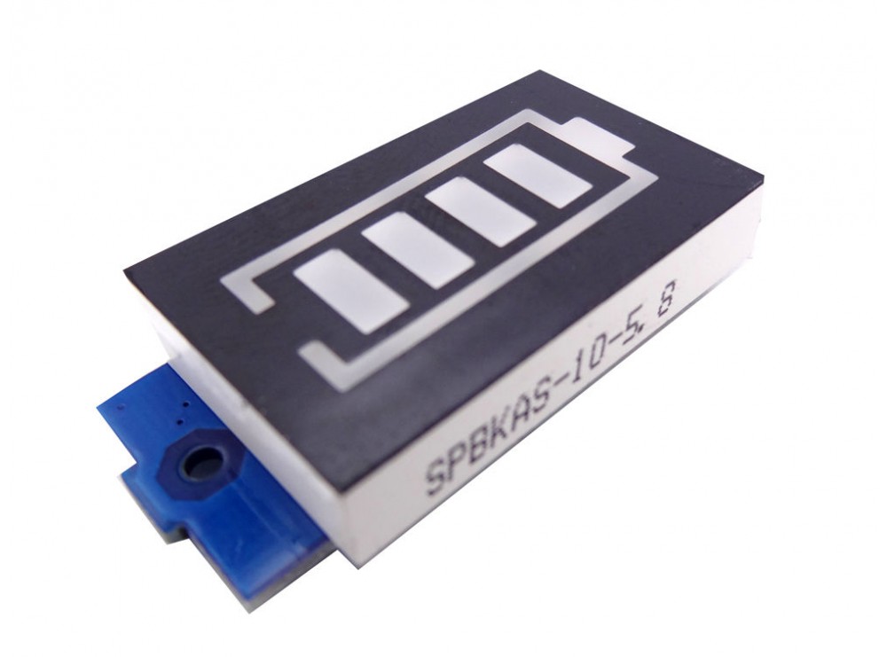 ماژول نمایشگر سطح شارژ باترى لیتیوم سه سل 12.6V