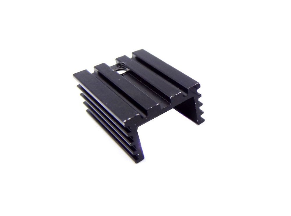 هیت سینک آلومینیومی مشکی 20x15x10mm