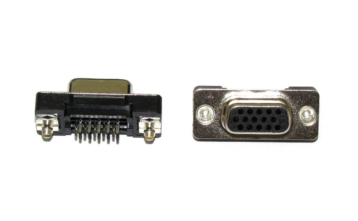کانکتور DB15 سه ردیفه VGA مادگی روپنلی